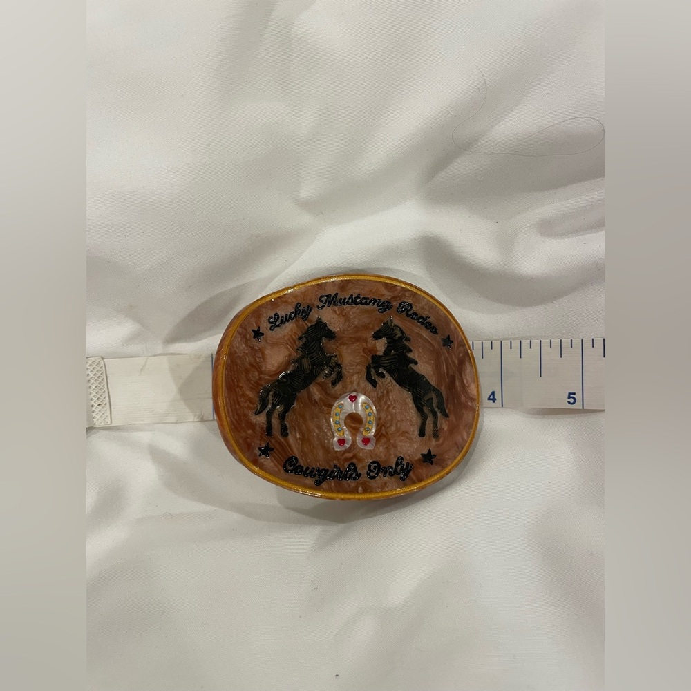 Lucky Mustang Rodeo Hair Clip - Picture 4 of 6